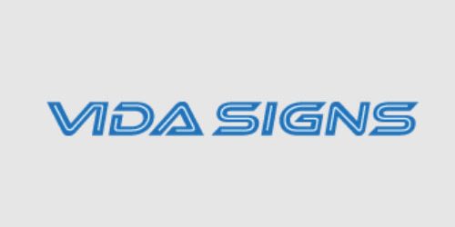 Vida signs branding logo Vida signs branding logo